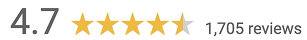 4.7 Star Reviews